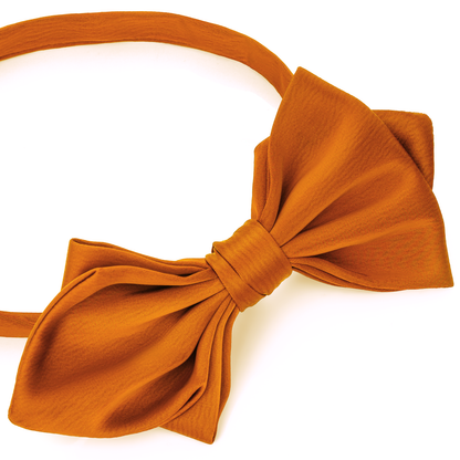 Orange Bow Tie Adjustable Bow Tie Mens Adult Bowtie