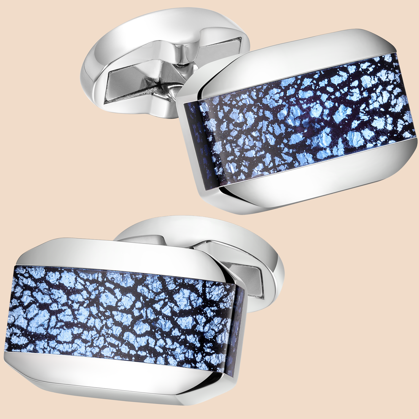 HAWSON Fancy Glazed Stone Cufflinks