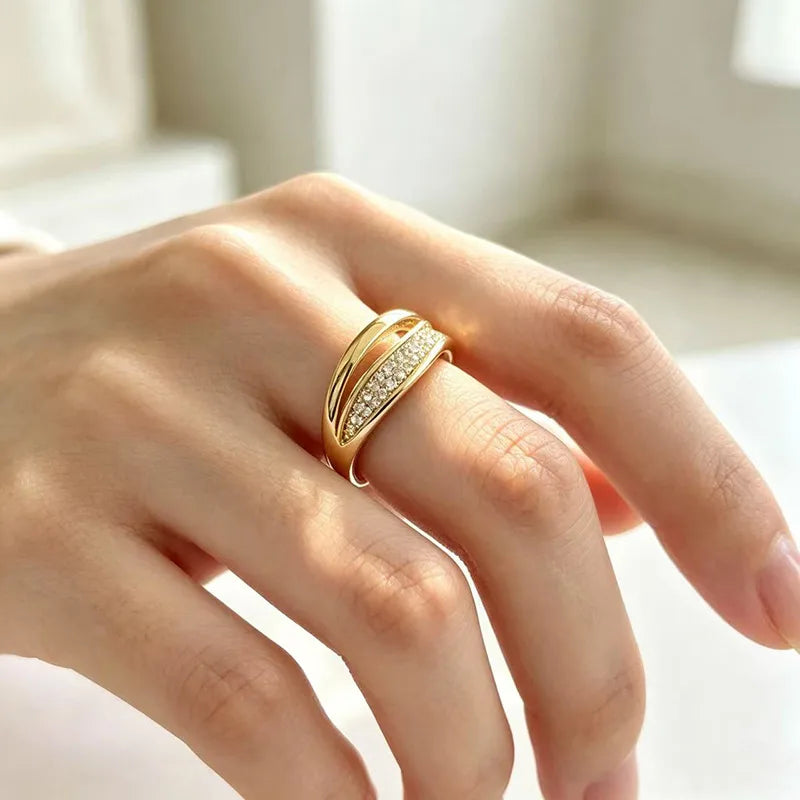 Wholesale Gold-Tone Rings | women's one size | 8 Styles