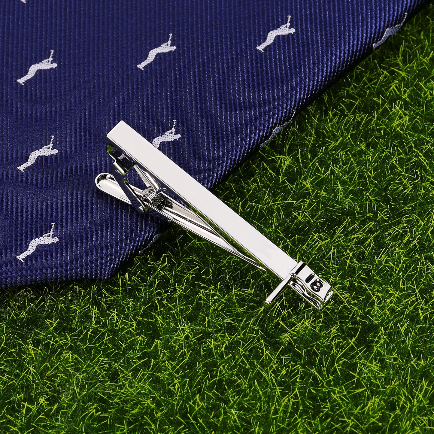 2.2 inch Golf Ball Positioner Tie Clip for men