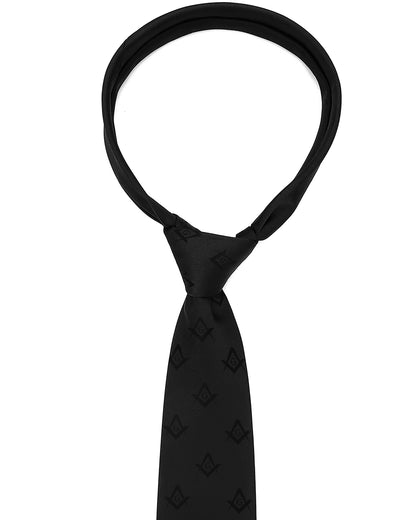 Freemason Masonic neckties for men ,Black Masonic neckties Gifts for Men