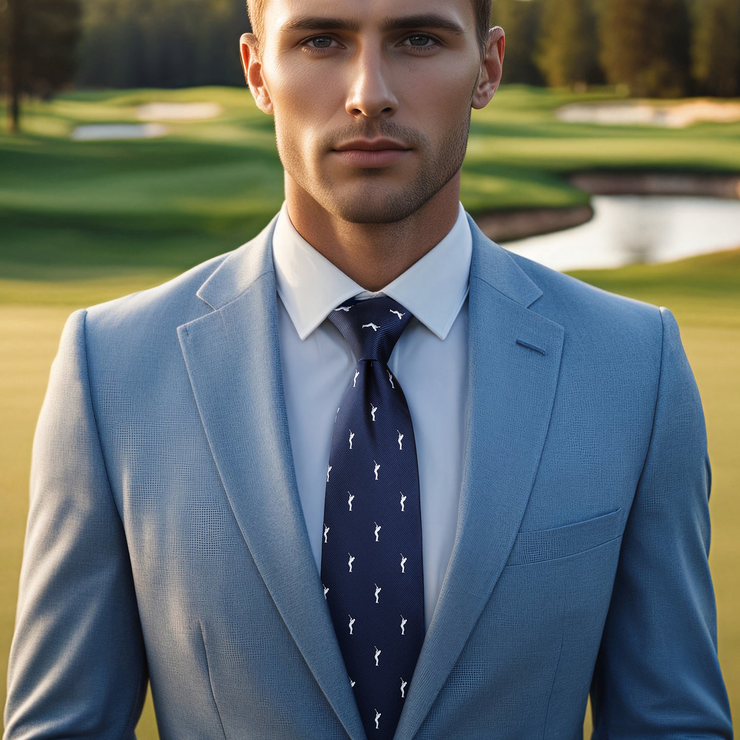 Golf  neckties for men