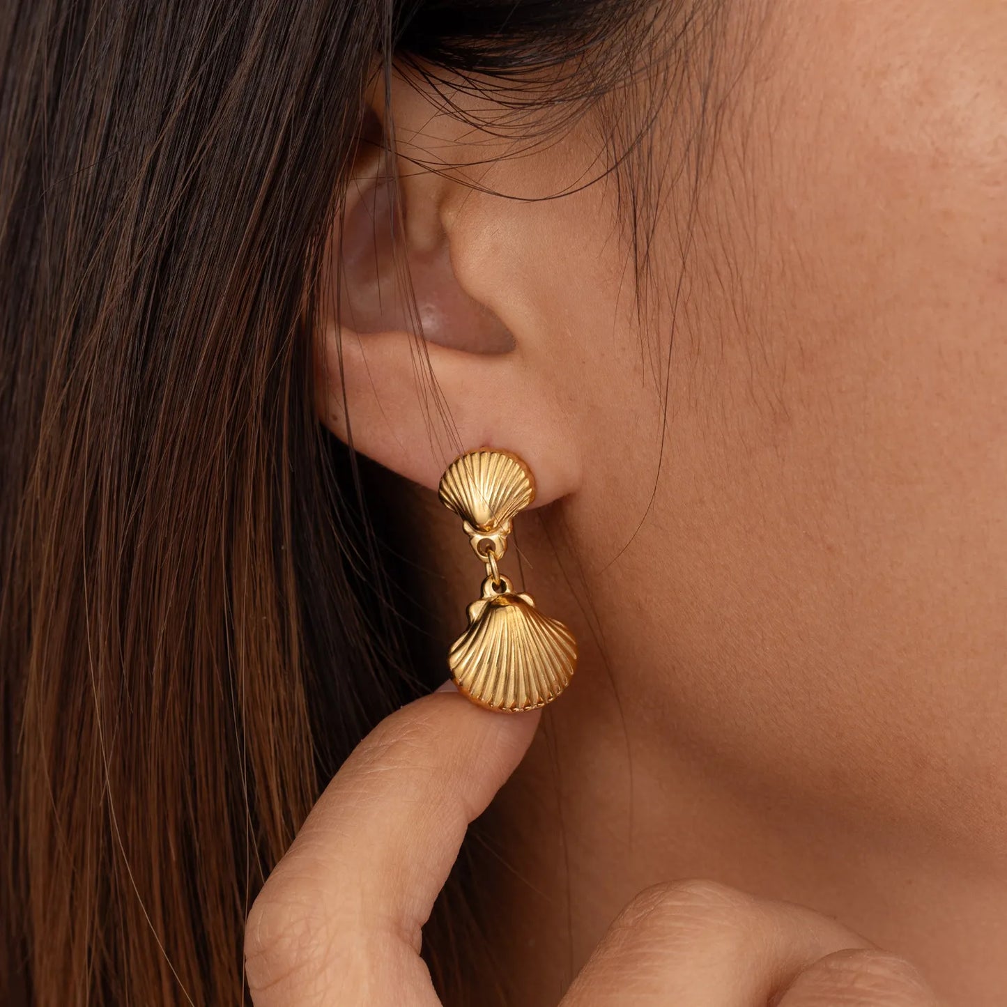 Wholesale Gold Heart & Shell Earrings | Multi-Style Mix & Match