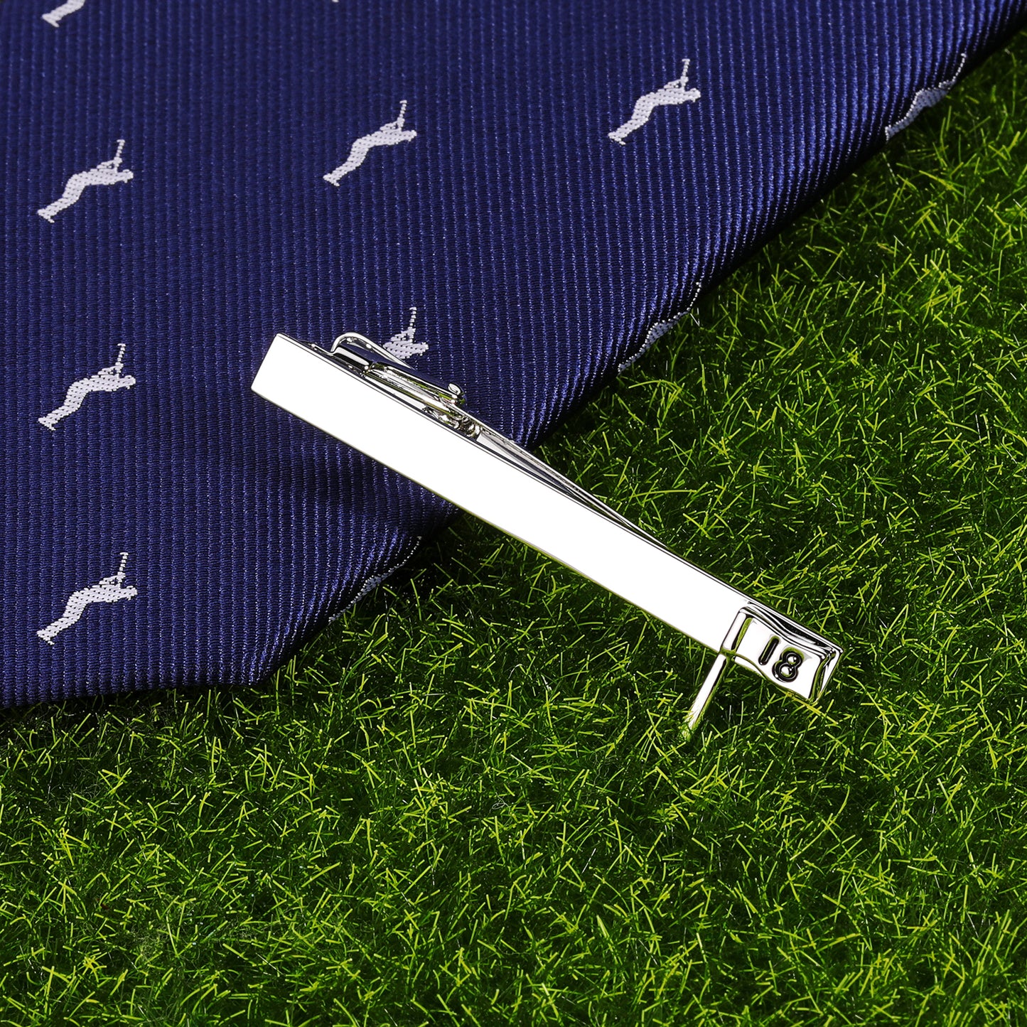 2.2 inch Golf Ball Positioner Tie Clip for men