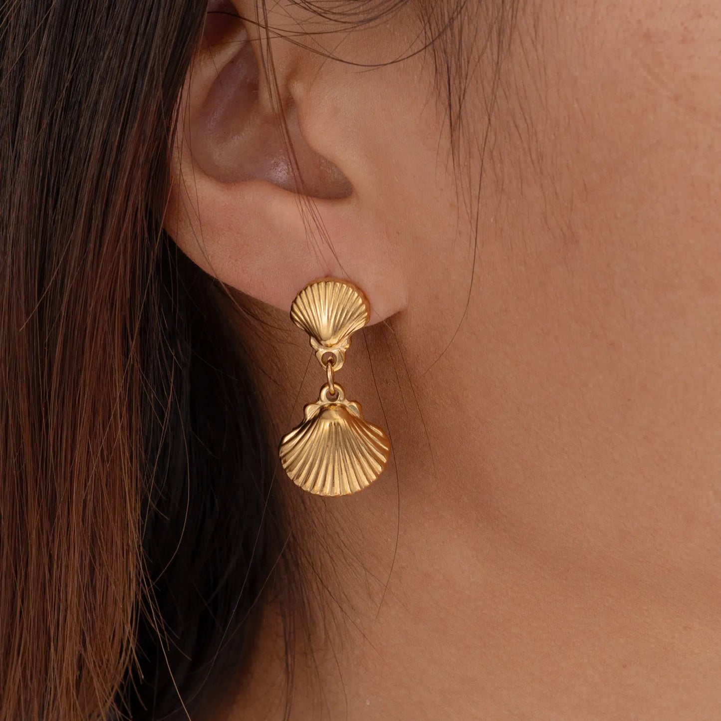 Wholesale Gold Heart & Shell Earrings | Multi-Style Mix & Match