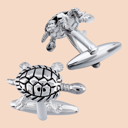 HAWSON Novelty Turtle Cufflinks and Studs Set