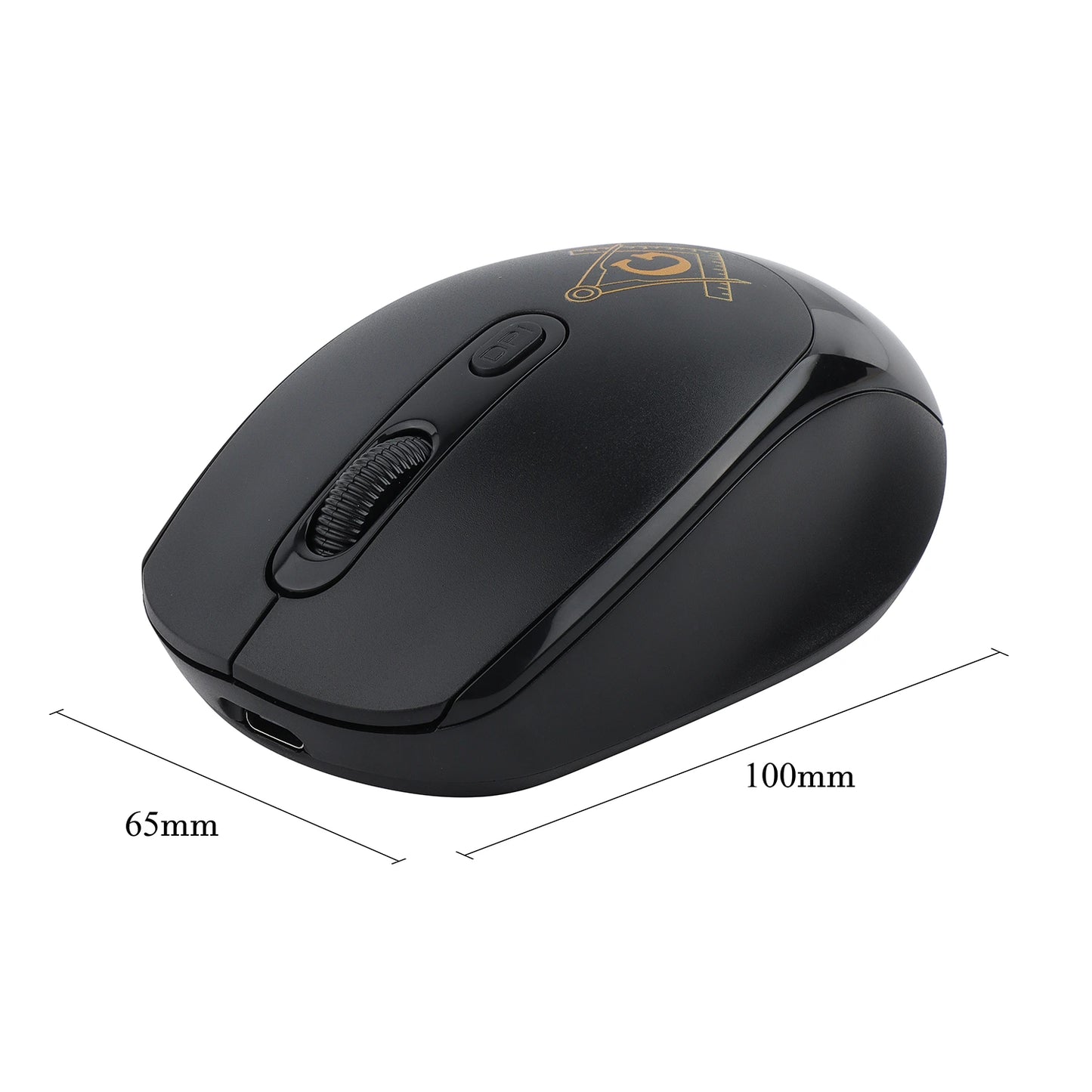 Masonic Wireless Ergonomic Mouse | Freemason Office Computer Mouse