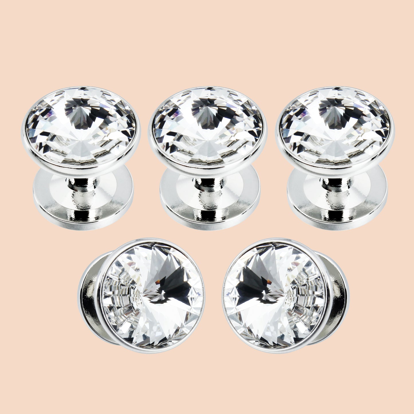 HAWSON Swarovski Shirt Studs Set for Men