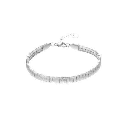 Wholesale Gold Hoop Earrings & Silver Snake Chain Bracelet Set