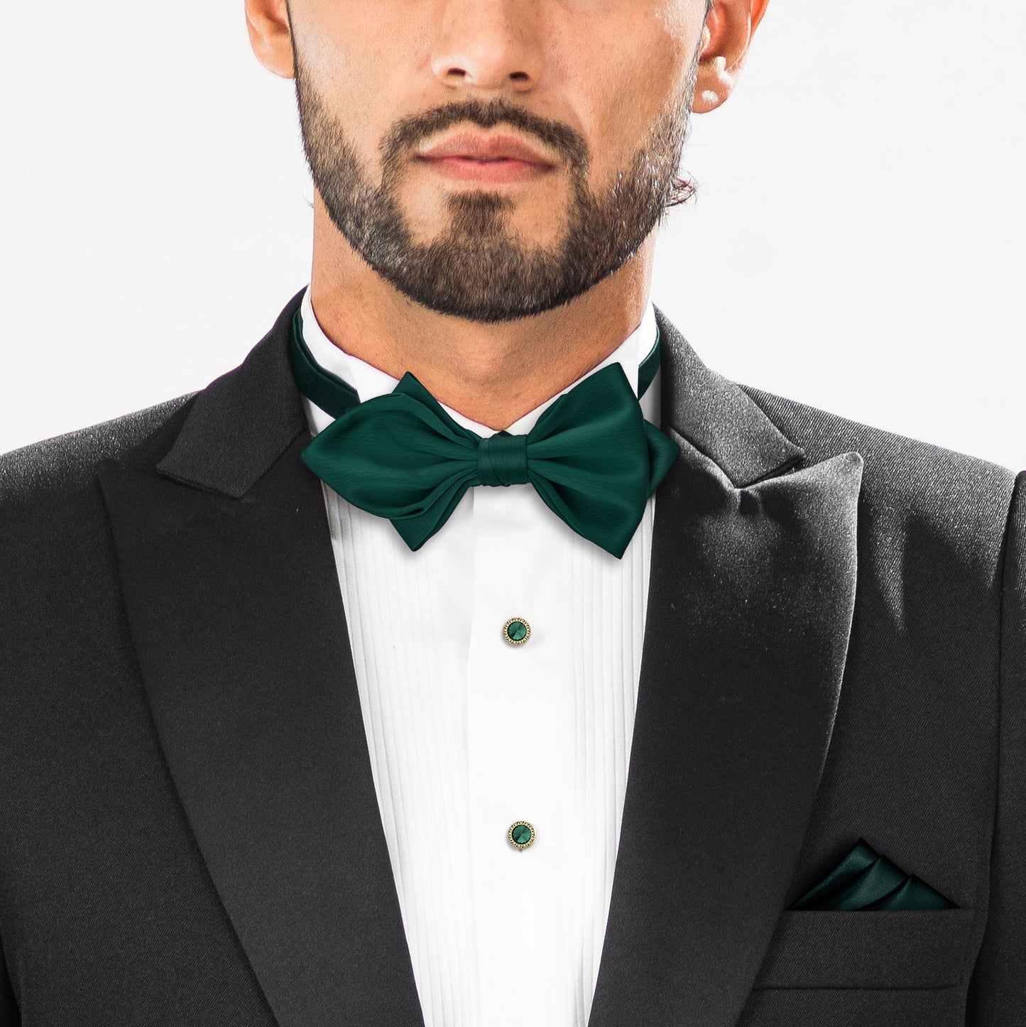 dark green Bow Tie Adjustable Bow Tie Mens Adult Bowtie