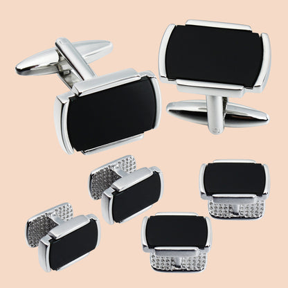 HAWSON Square Cufflinks and Studs set for Men