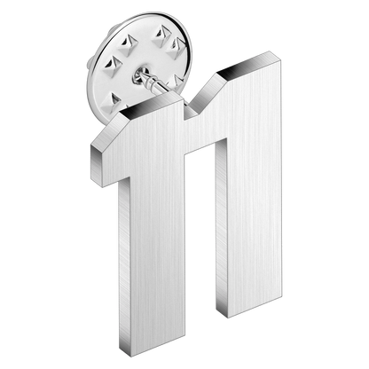 (0-100) Number Brooch, Men's and Women's Sports Number Code Series Brooch