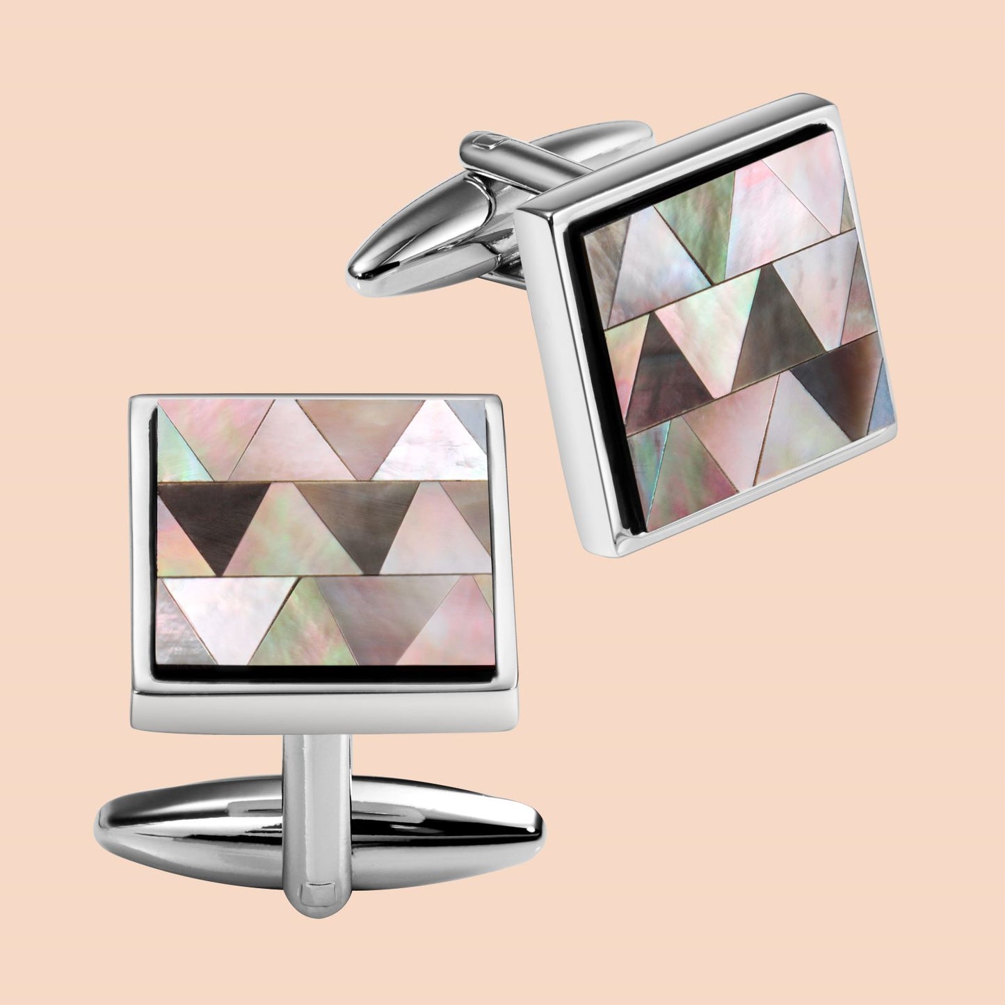 HAWSON Elegnat Gray Mother of Pearl Cufflinks