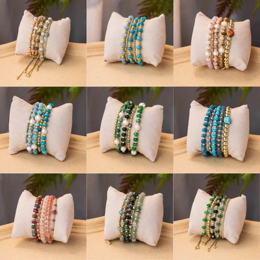 Wholesale Natural Stone Bracelet | MOQ 1 Set