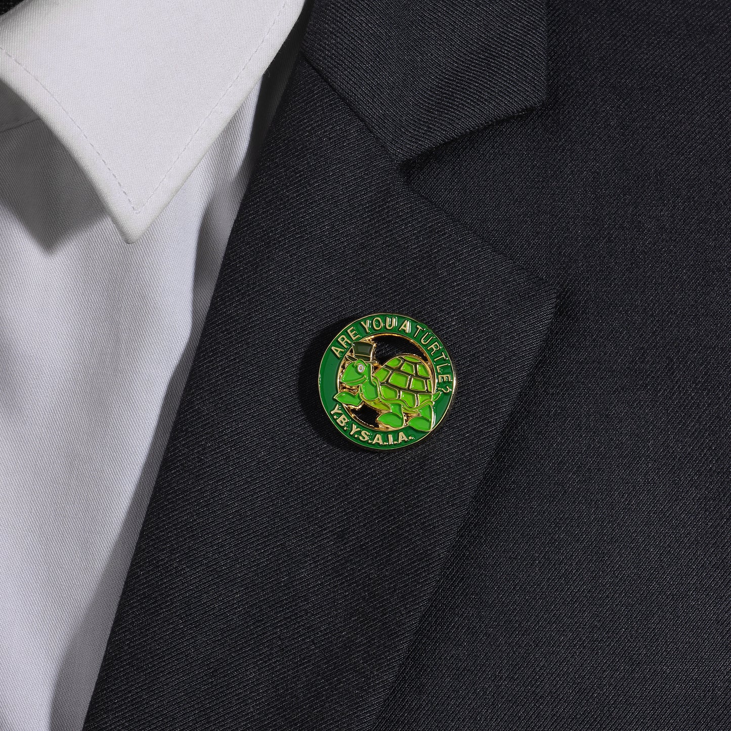 York Rite Turtle Lapel Pin | Freemason Masonic Enamel Brooch Gift