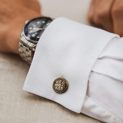 HAWSON Vintage Cufflinks and Studs Set for Men