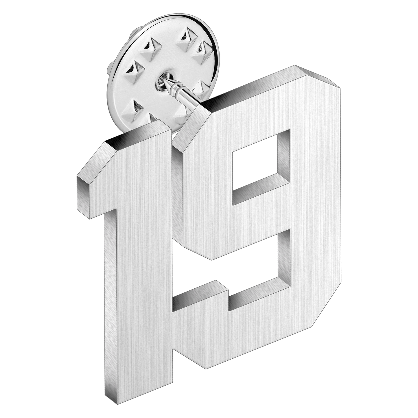 (0-100) Number Brooch, Men's and Women's Sports Number Code Series Brooch