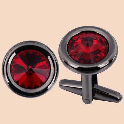 HAWSON Swarovski Crystal Cufflinks for Men