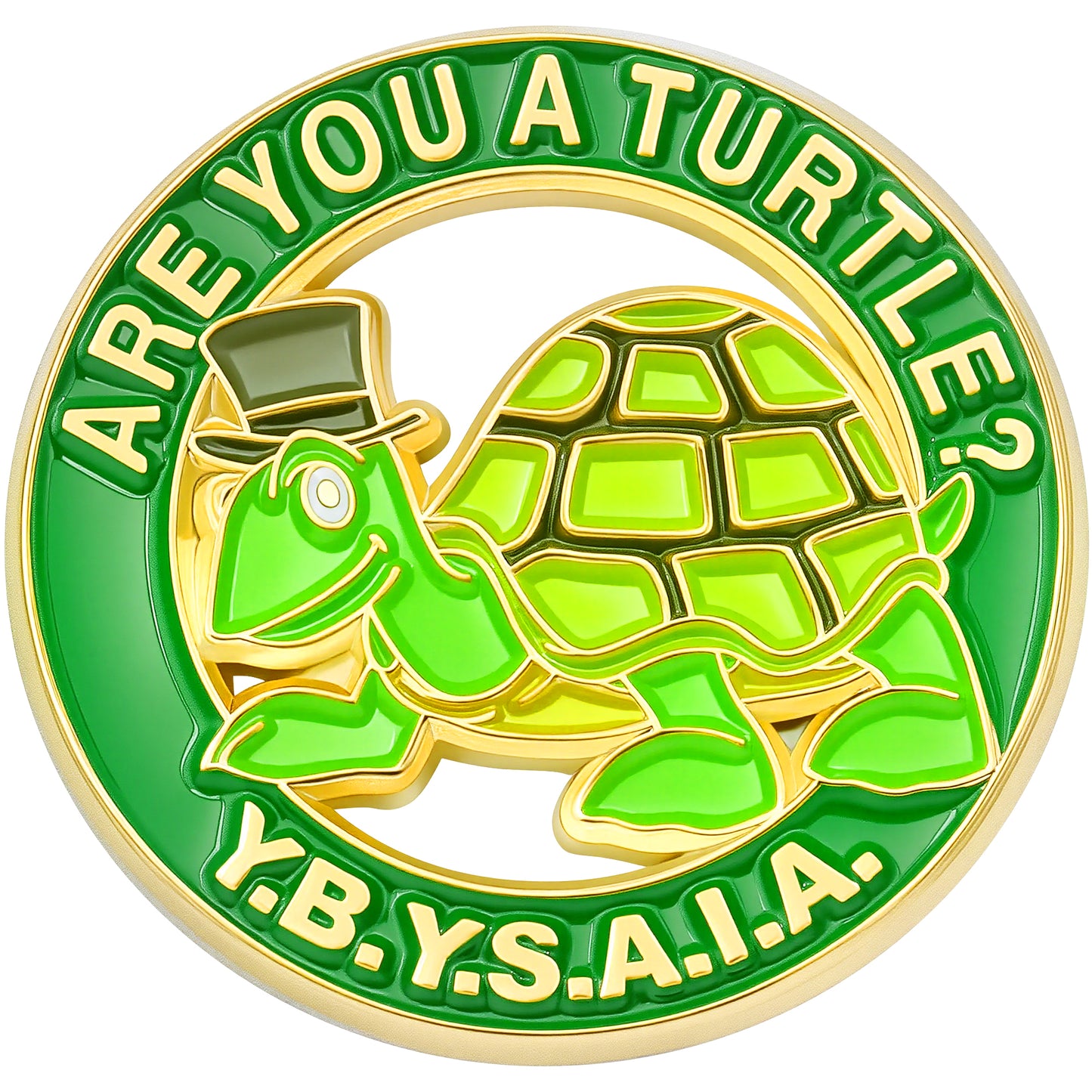 York Rite Turtle Lapel Pin | Freemason Masonic Enamel Brooch Gift