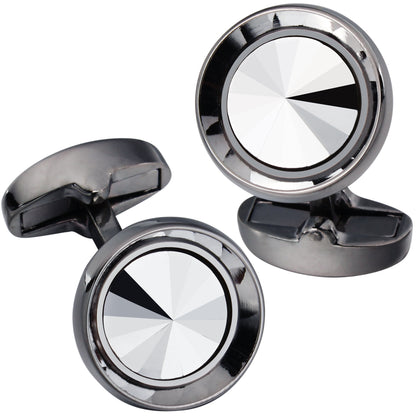 HAWSON Swarovski Crystal Cufflinks for Men