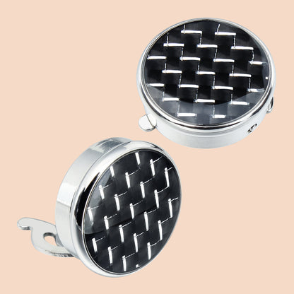 HAWSON Round Carbon Fiber Cufflinks for Men