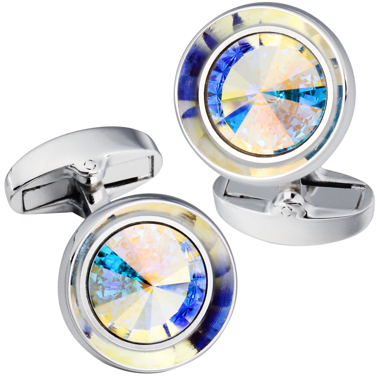 HAWSON Swarovski Crystal Cufflinks for Men