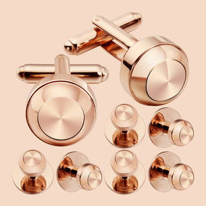 HAWSON Mental Cufflinks and Studs Set for Men