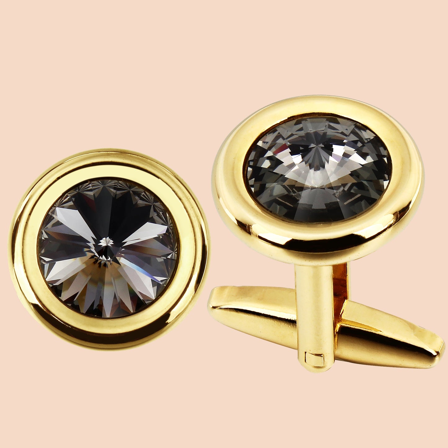 HAWSON Swarovski Crystal Cufflinks for Men