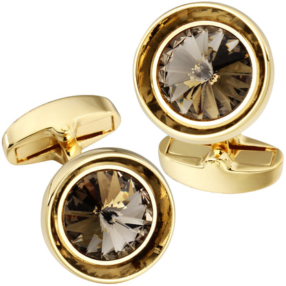 HAWSON Swarovski Crystal Cufflinks for Men