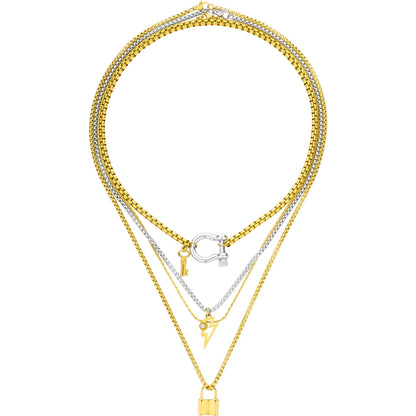 Detachable Layered Necklace Set | Multi-Strand