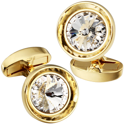 HAWSON Swarovski Crystal Cufflinks for Men