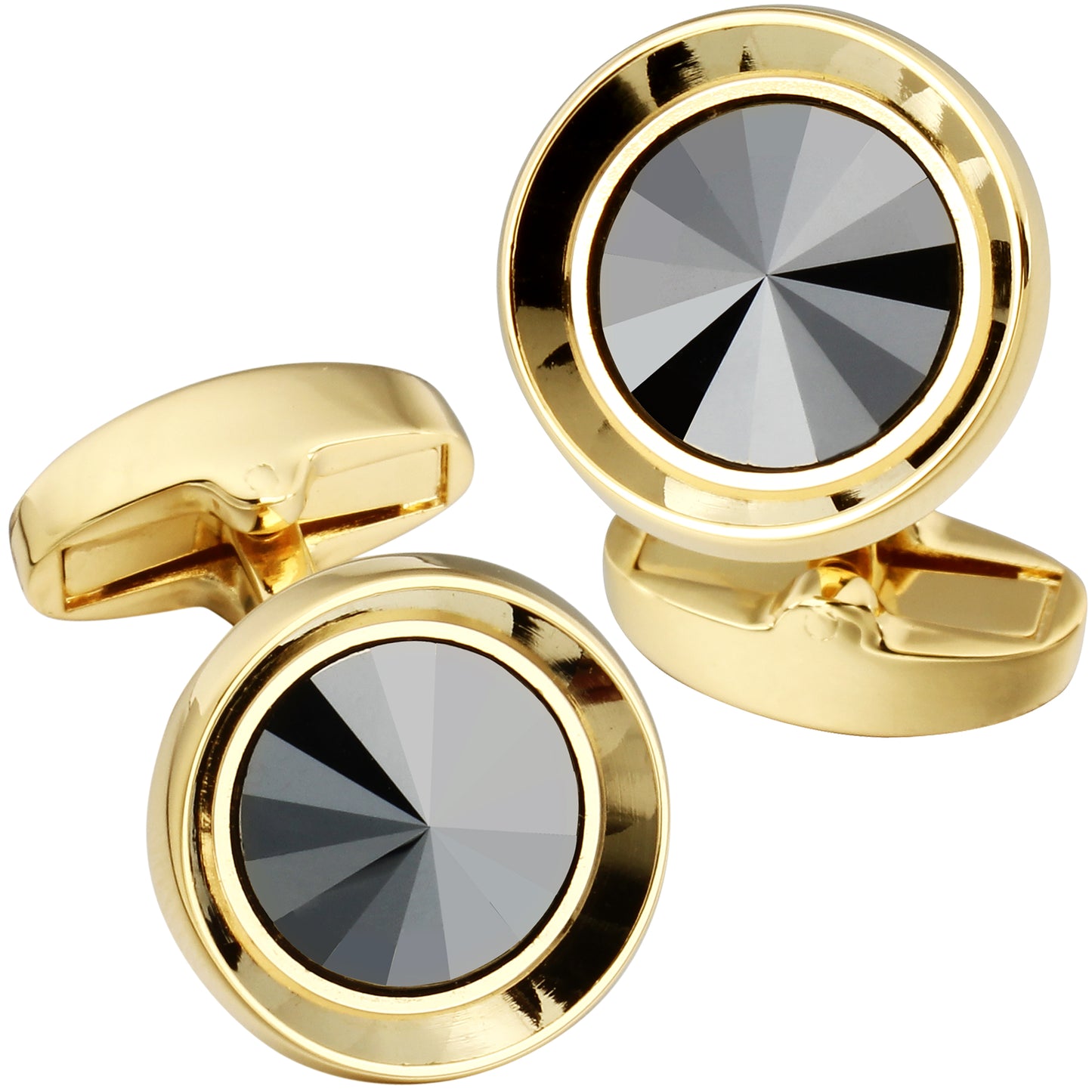 HAWSON Swarovski Crystal Cufflinks for Men