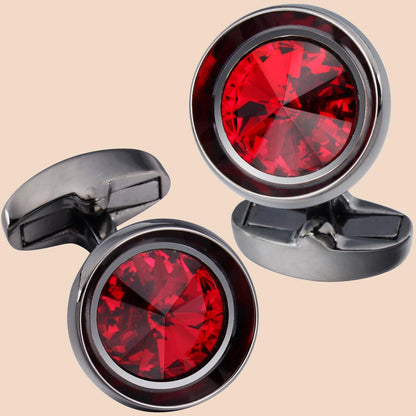 HAWSON Swarovski Crystal Cufflinks for Men