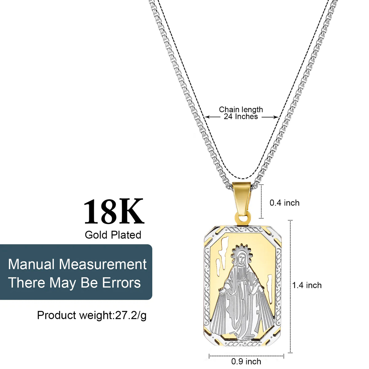 6Pcs Cross Pendant Necklace Set | 14 styles