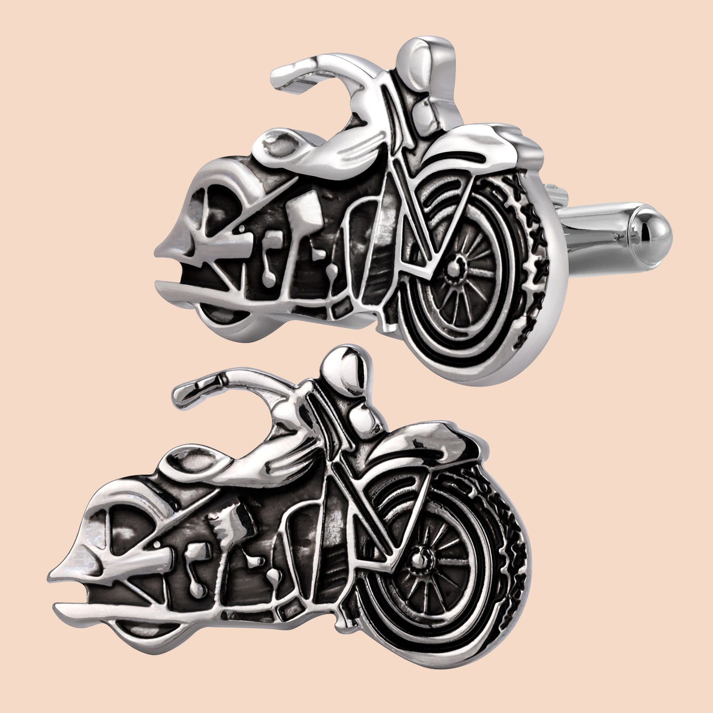 HAWSON Novelty Motorcycle Cufflinks for Men