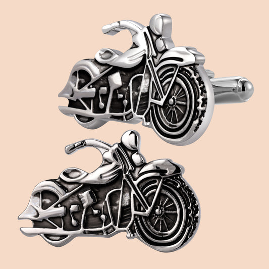 HAWSON Novelty Motorcycle Cufflinks for Men