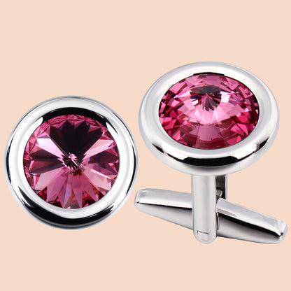 HAWSON Swarovski Crystal Cufflinks for Men