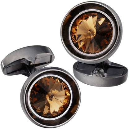 HAWSON Swarovski Crystal Cufflinks for Men