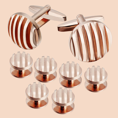 HAWSON Metal Cufflinks and Studs Set