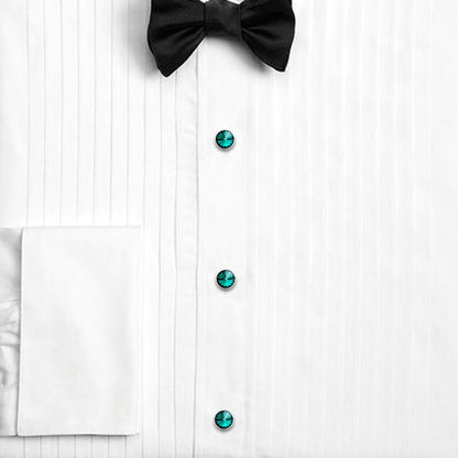 HAWSON Swarovski Shirt Studs Set for Men