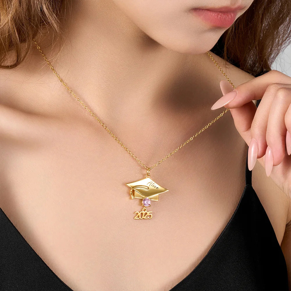 2025 graduation necklace, a meaningful gift for daughter