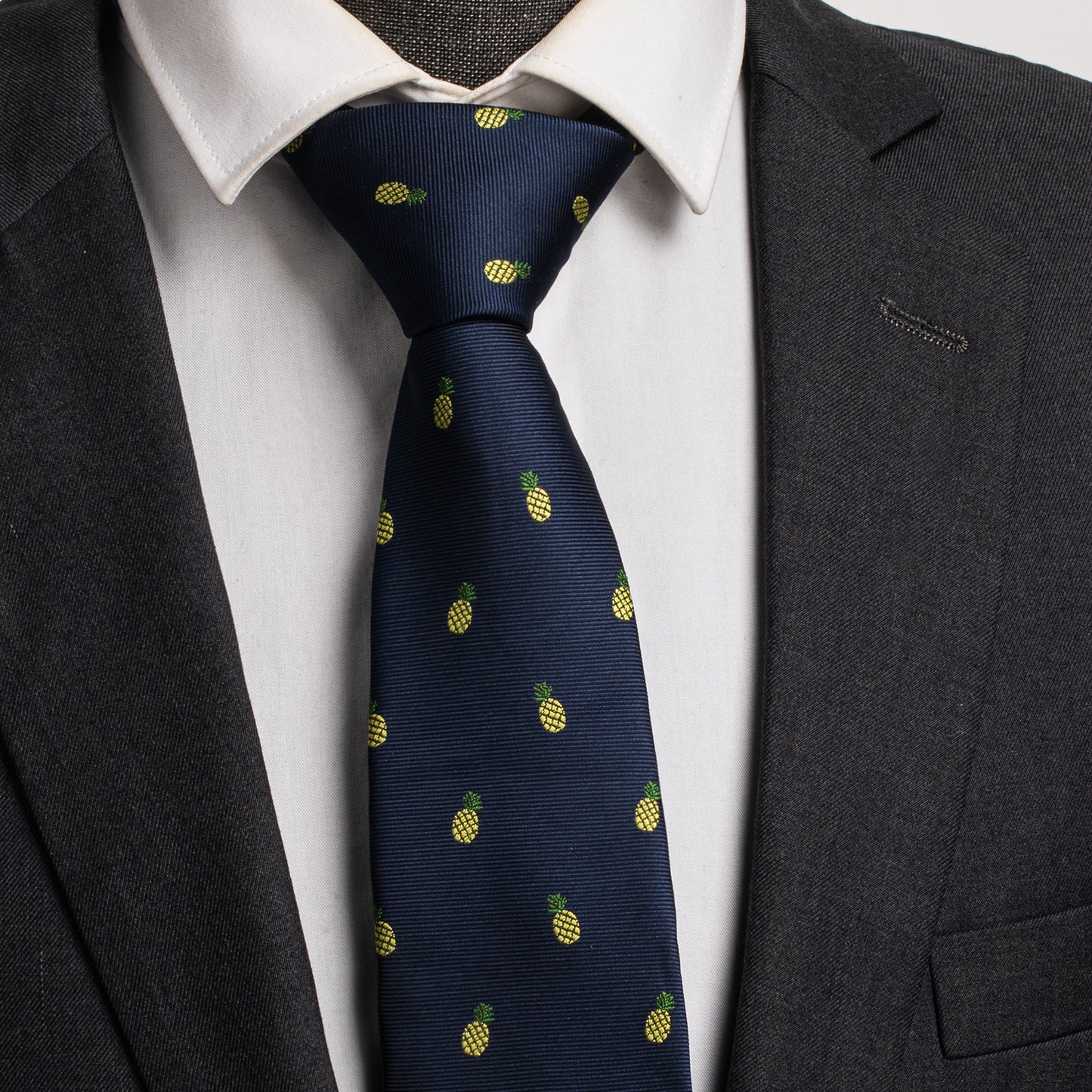 Fruit Pineapple Jacquard Tie