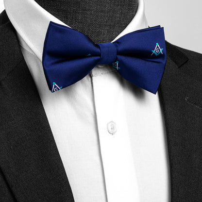 Freemason Masonic Bow tie for men-Blue