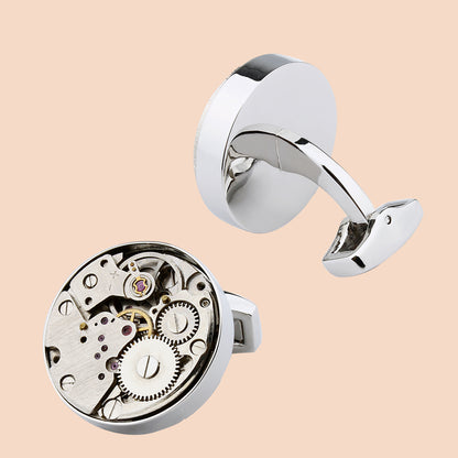 HAWSON Watch Movement  Cufflinks for Men