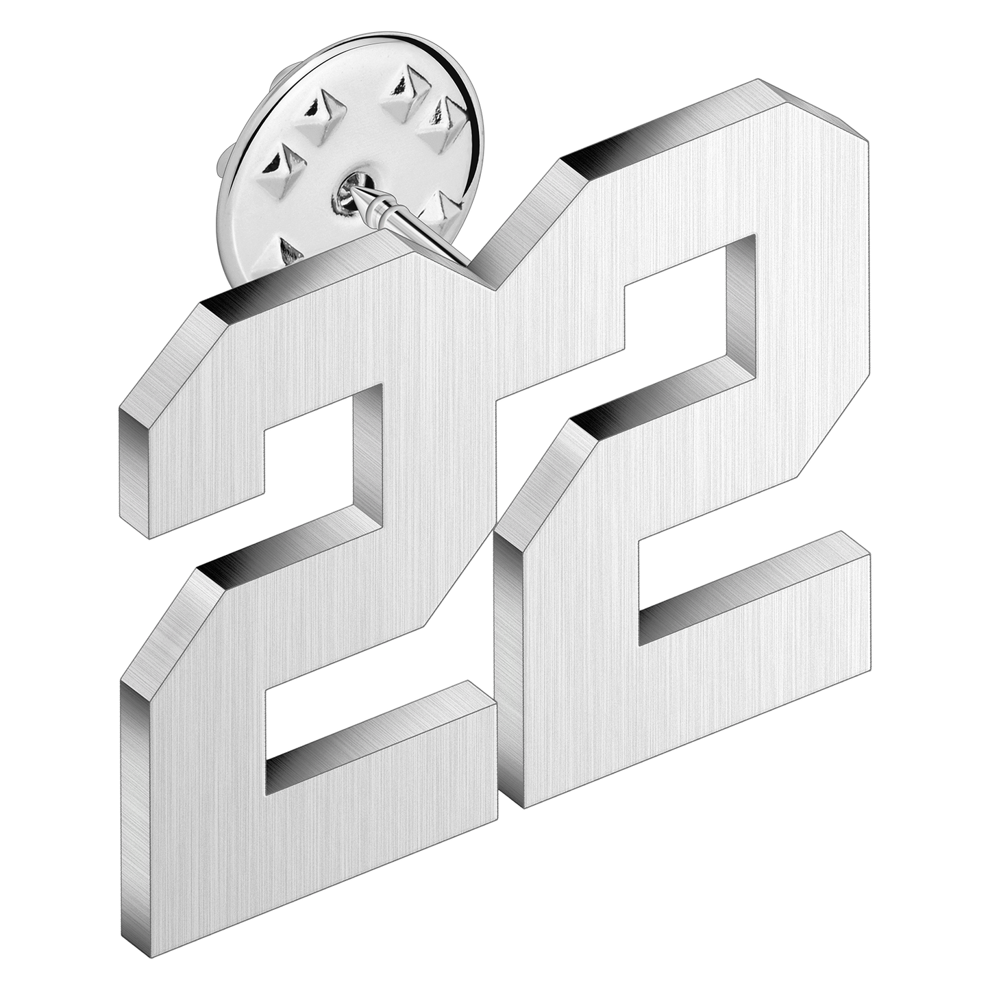 (0-100) Number Brooch, Men's and Women's Sports Number Code Series Brooch