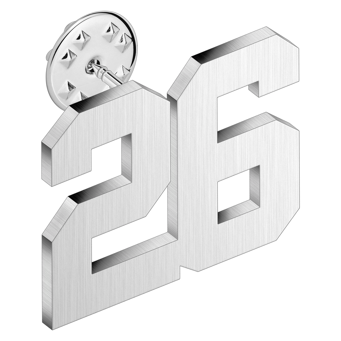 (0-100) Number Brooch, Men's and Women's Sports Number Code Series Brooch