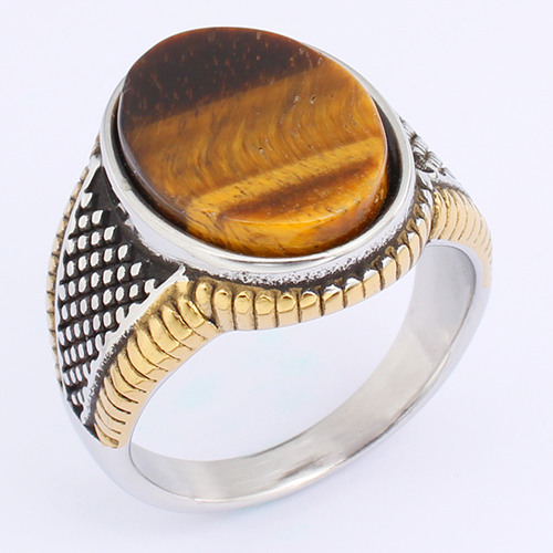 Classic Gemstone Inlay Rings – Elegant Colorful Stone Designs