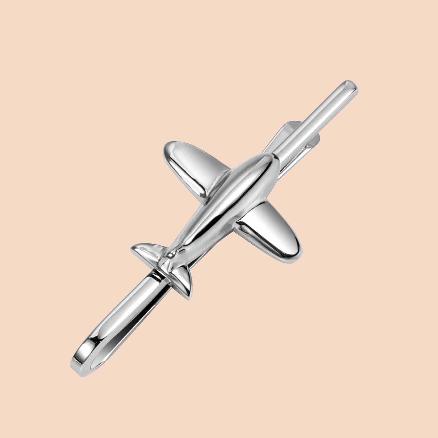 HAWSON 2 inch Novelty Airplane Tie Clip for Men