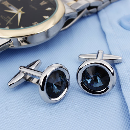 HAWSON Swarovski Crystal Cufflinks for Men