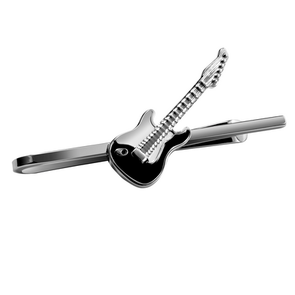 2 Inch Guitar Tie Clip for Skinny Tie